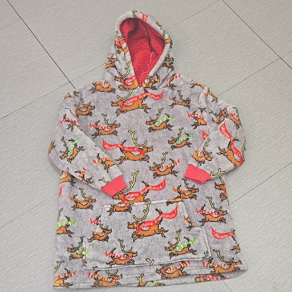 Kids' Cotton On The Grinch Cozy hoodie blanket - Size 9-10